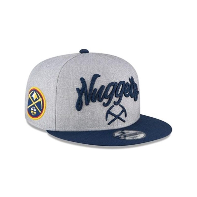 Denver Nuggets Gorra | New Era Official NBA Draft 9fifty Snapback Cap Mexico - Grises